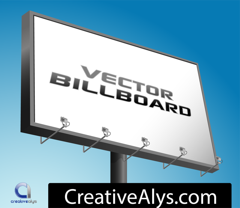 Werbung Billboard Design