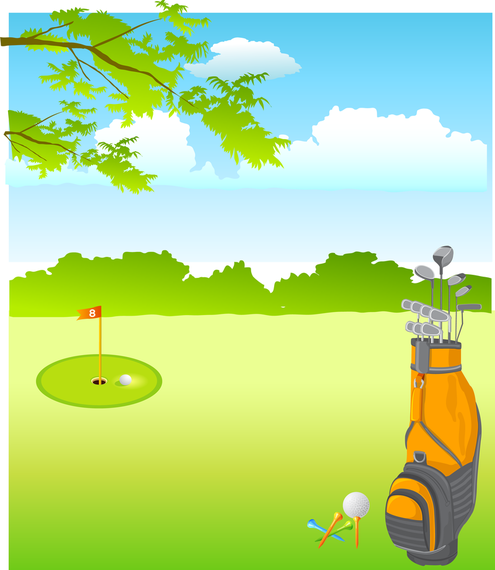 Vetor de golfe Vetor de golfe