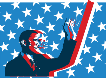 Obama Grunge Vektor