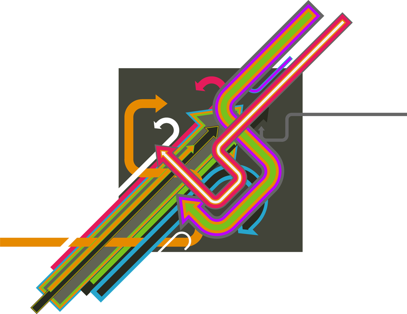 Zufällige freie Vektoren Teil 8 Moderne Pfeile