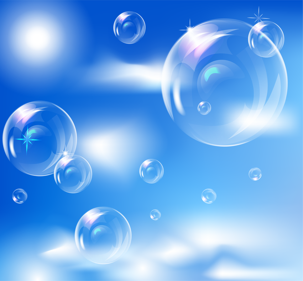 Fine Bubbles And The Blue Sky 01 Vector Fine Bubbles And The Blue Sky 01 Vector