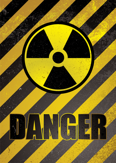 Nuclear Warning Signs 01 Vector - Vector download