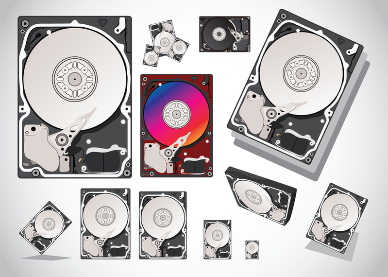Hard Disk Vectors Hard Disk Vectors