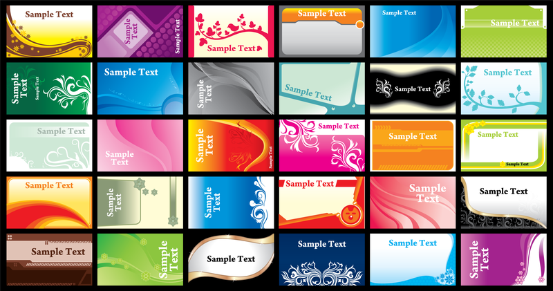 Brilliant Color Business Card Template 01 Vector Brilliant Color Business Card Template 01 Vector