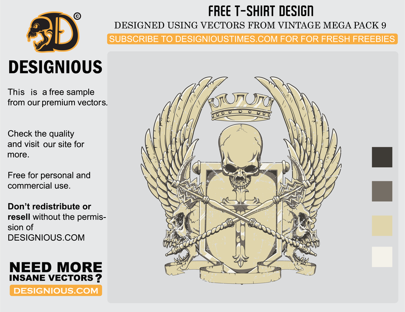 Crest T Shirt Design