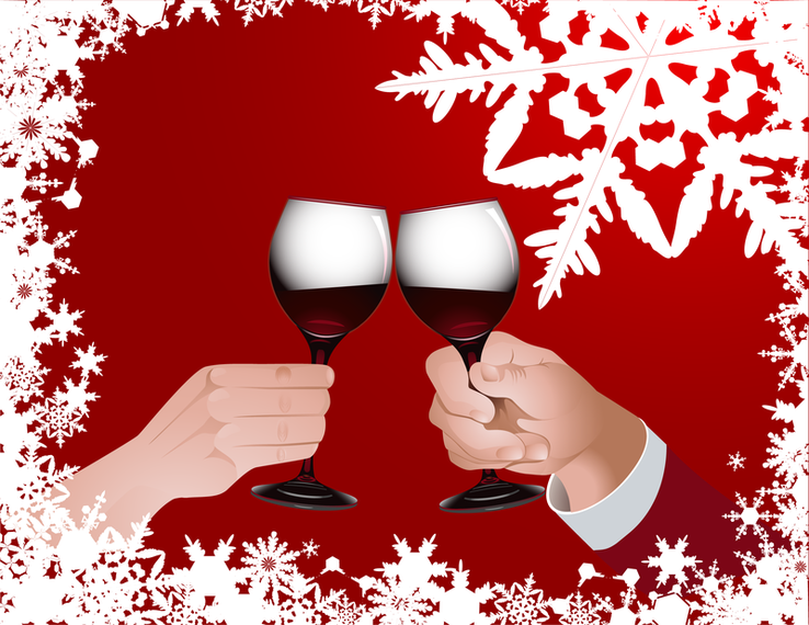 Champagne And Goblets Vector Champagne And Goblets Vector