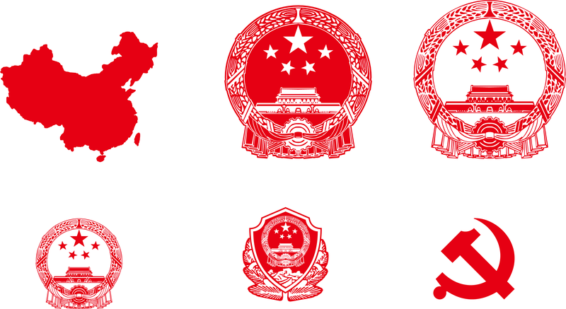 Vektorkarte des Emblems