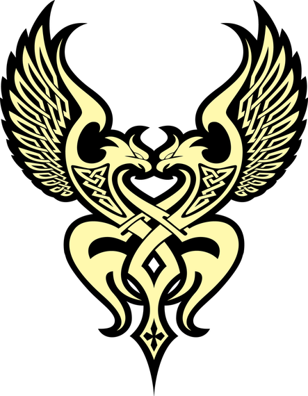 Trend Eagle Totem Vector Trend Eagle Totem Vector