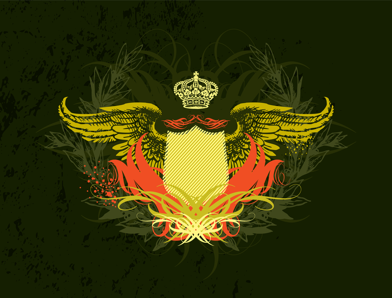 Escudo Alado Coroa