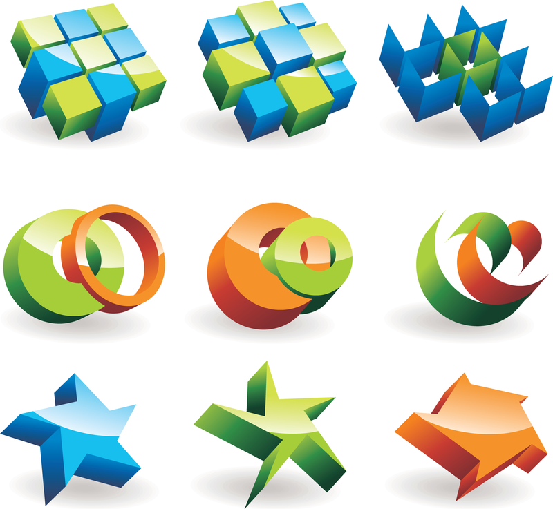 3d Objects Vector - Vector Download