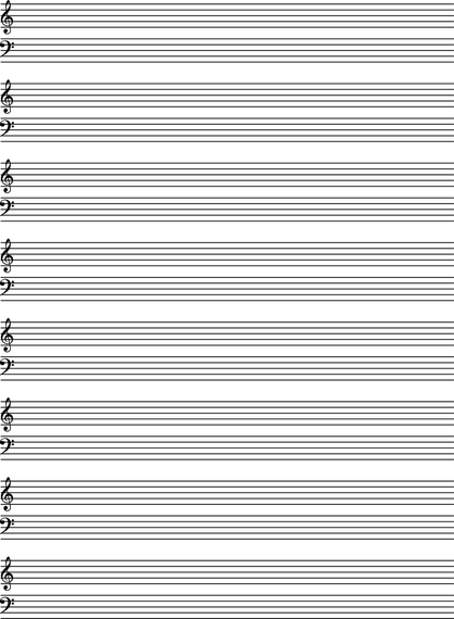 Music Staves Music Staves