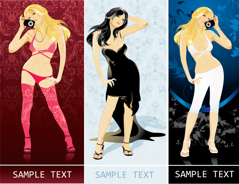 Vector de sujeto femenino