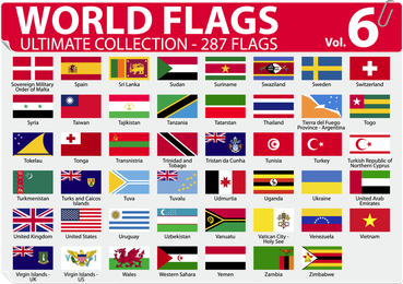 Bandeira nacional ou regional e vetor de bandeira regional 6
