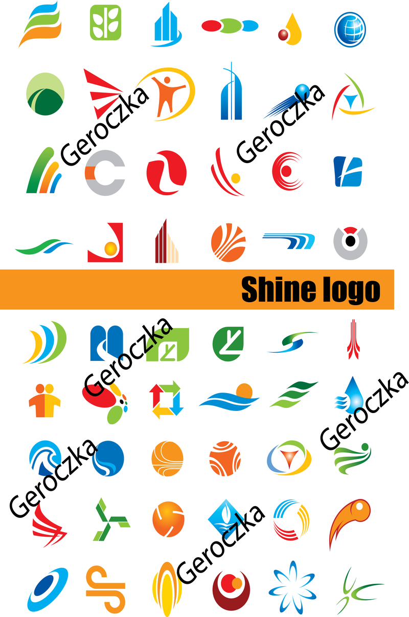 Einige Logo-Vektorgrafiken