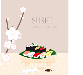 Sushi Vektorgrafiken