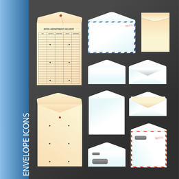 Papiertüten umhüllen Vektormaterial