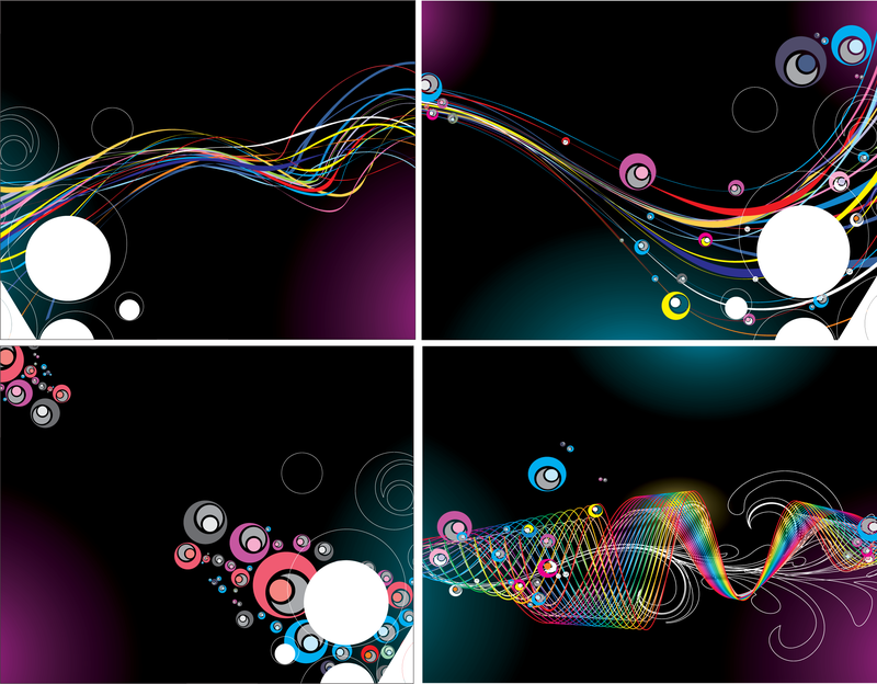 Dynamische Linien der modischen Textur 01 Vektor
