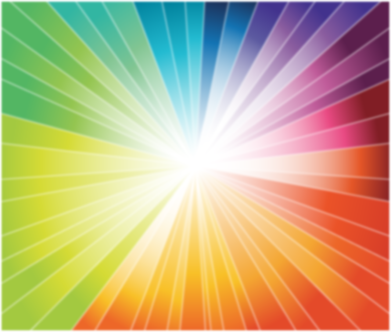 Gráfico vectorial Rainbow Burst