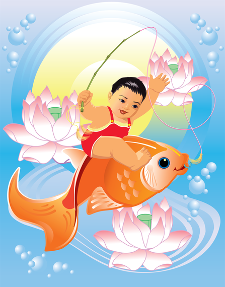 Vector Wind Auspicious Chinese New Year Vector Wind Auspicious Chinese New Year