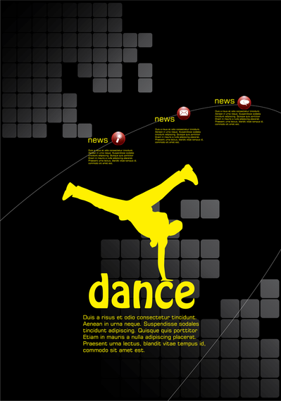 Dance Posters Template Vector Dance Posters Template Vector