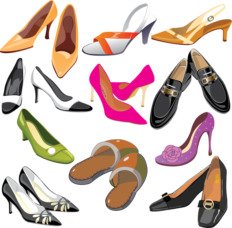 sapatos fashion illustrator 01 vector free download