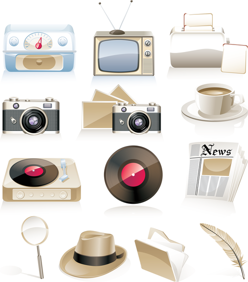 Nostalgic Theme Vector Nostalgic Theme Vector