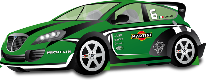 Vector de cohete retro