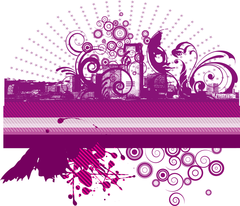 Design de paisagem urbana de grunge