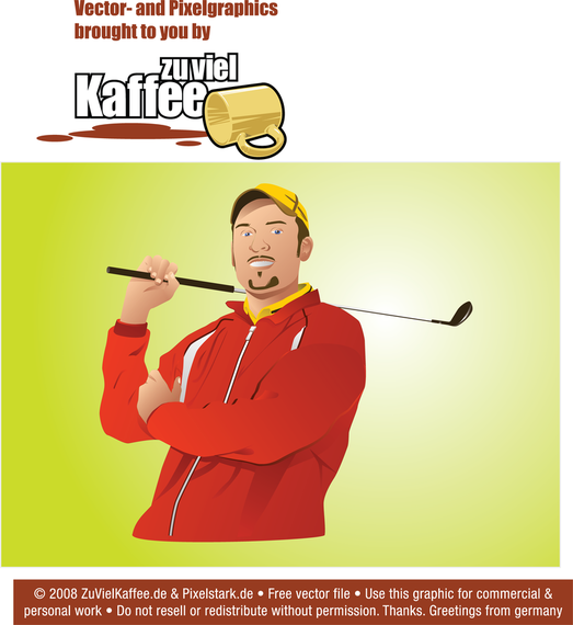 Golf Pro Vector Golf Pro Vector