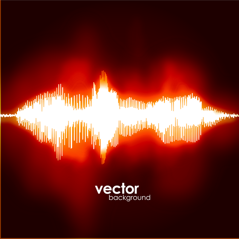 Dynamische Audiowellen 02 Vektor
