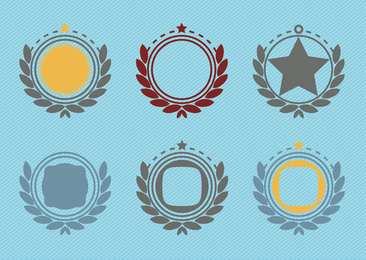 Decoraciones de la insignia del emblema retro