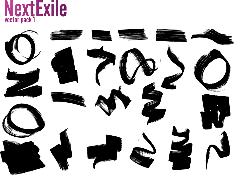 Paint Stroke Vector - Vector download