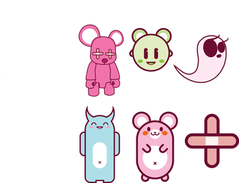 Vector de juguetes