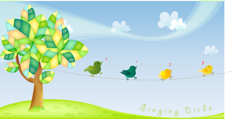 Singende Vögel 2