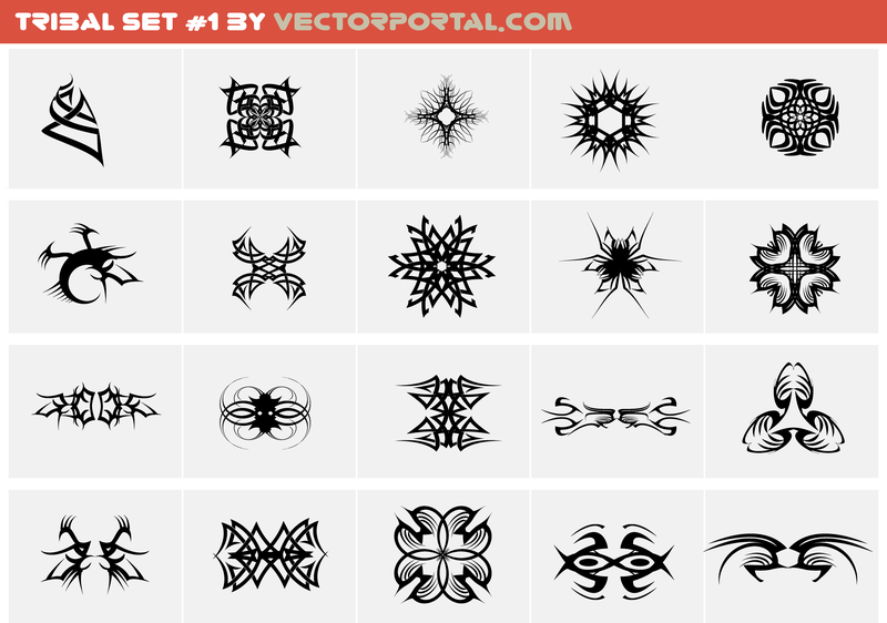 Tribal Set 1 - Vector download