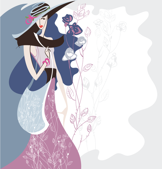 Moda Belleza Illustrator 05 Vector Moda Belleza Illustrator 05 Vector