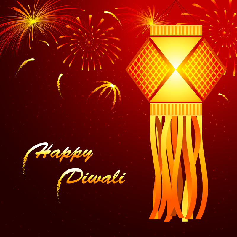 Beautiful Diwali Cards 02 Vector Vector Download