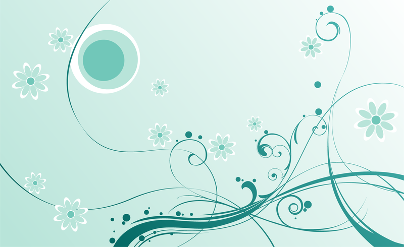 Nature Swirls Vector Design Redemoinho verde Illustrator Design