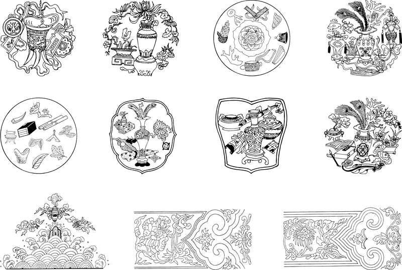 China Twentytwo Classical Vector China Twentytwo Classical Vector