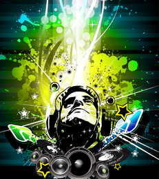 Musikplakat-Vektor-Illustration