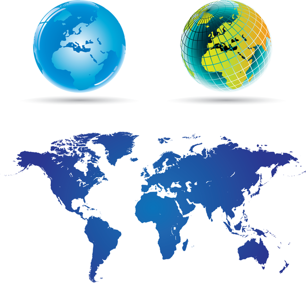 Mapa del mundo 02 Vector Mapa del mundo 02 Vector
