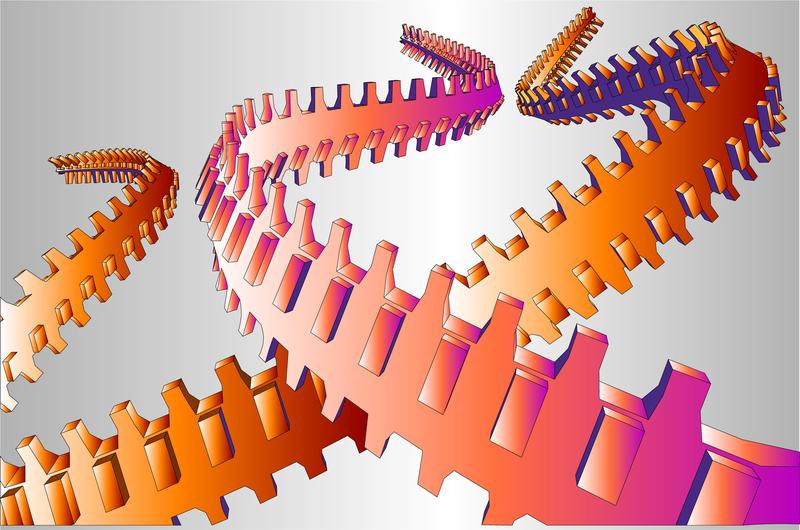 Coole 3d Linien Vektor