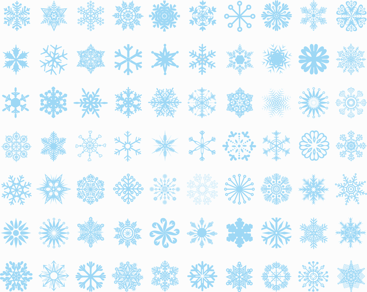 Big Set Of Vector Snowflakes Big Set Of Vector Snowflakes