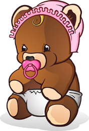 Oso de peluche 04 Vector