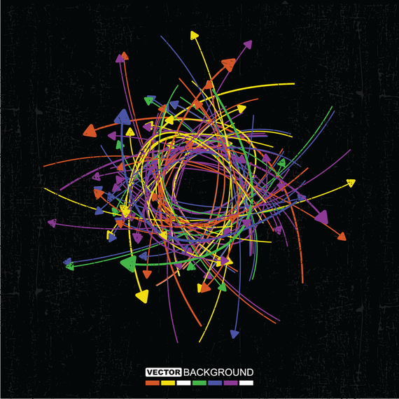 Trend Of Colored Arrows 04 Vector Trend Of Colored Arrows 04 Vector