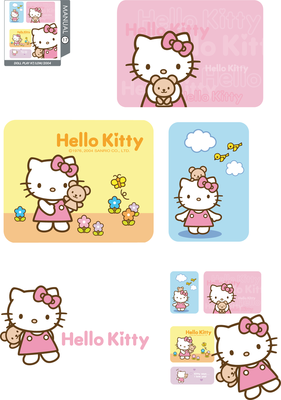 Free Vector Hello Kitty Babies Design - TitanUI