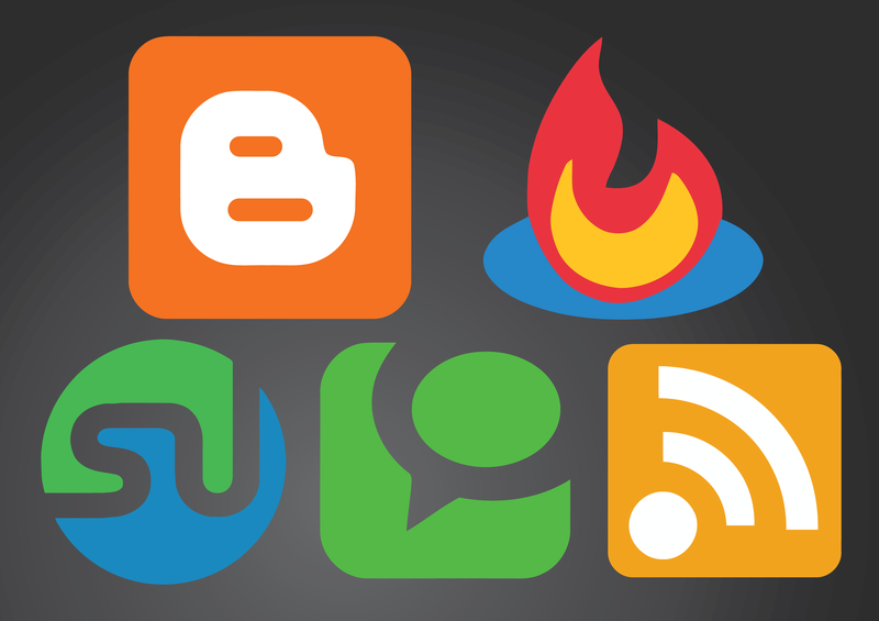 Logotipos de redes sociais