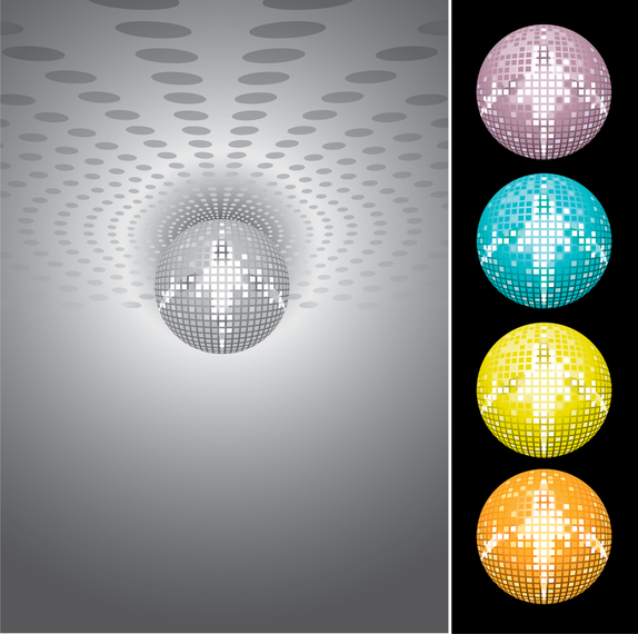 Disco Disco Laser Crystal Ball Vector Disco Disco Laser Crystal Ball Vector