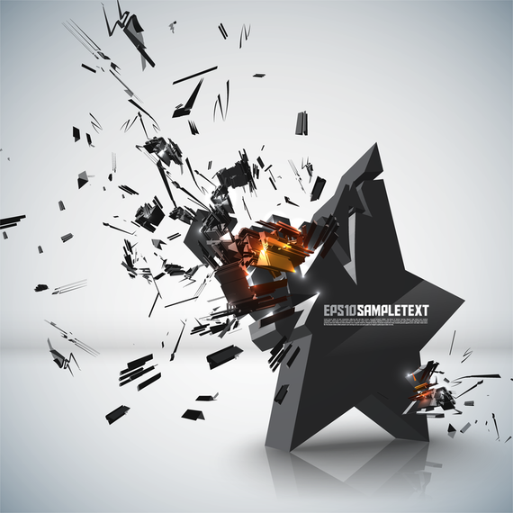 Explosive Threedimensional Graphics 01 Vector Explosive Threedimensional Graphics 01 Vector
