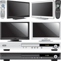 Vetor de reprodutor de TV e DVD